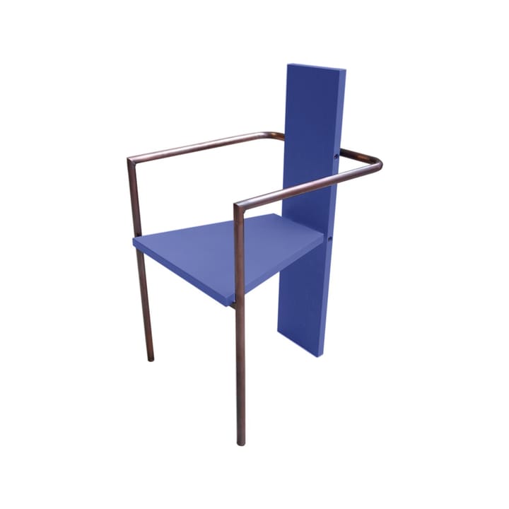 Fauteuil Concrete - Bleu-piètement cuivré - Källemo