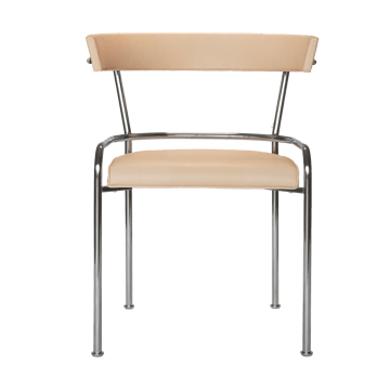 Fauteuil GA-1 - Cuir Elmo Vegeta-chrome - Källemo