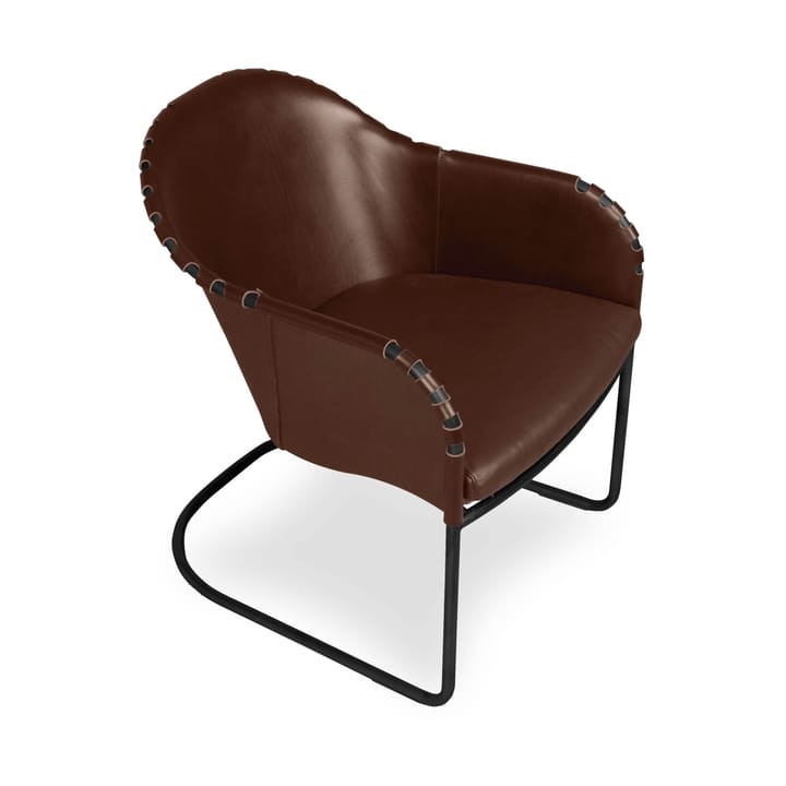 Fauteuil Ingo - Brun cigare-noir oxydé - Källemo