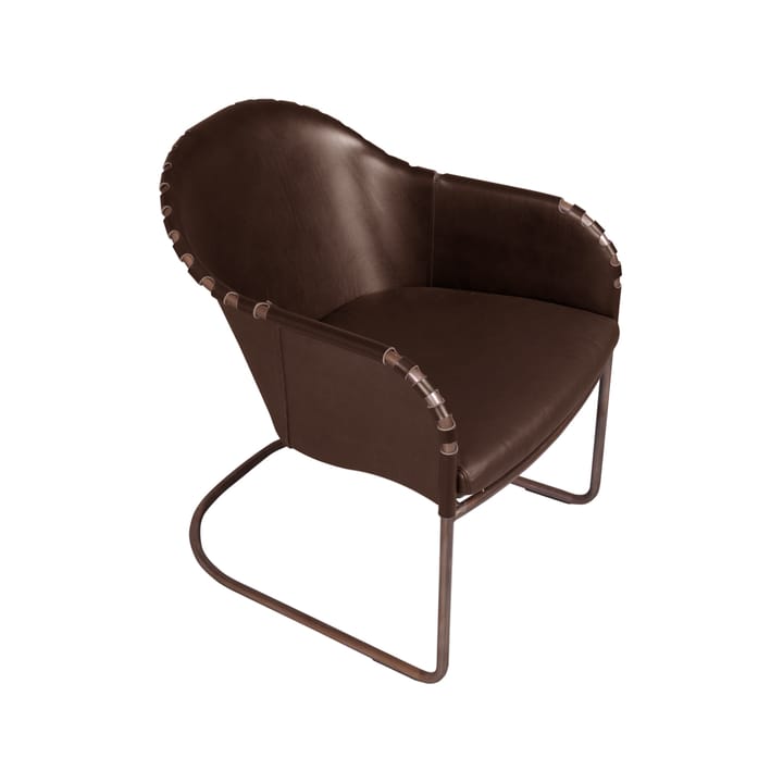 Fauteuil Ingo - Brun cigare-traité cuivre - Källemo
