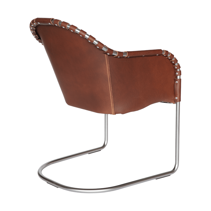 Fauteuil Ingo, Cognac-chrome mat Källemo