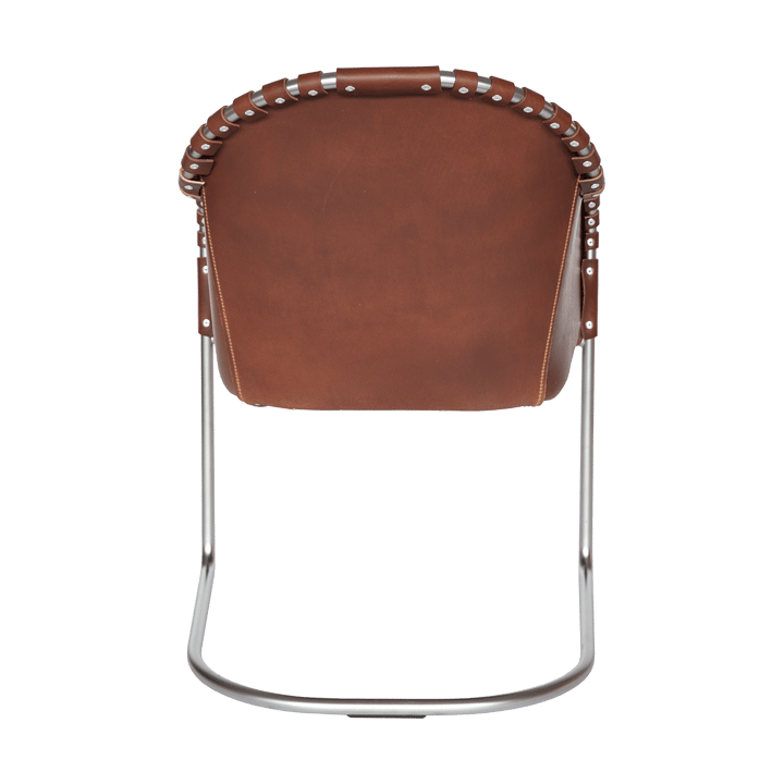 Fauteuil Ingo, Cognac-chrome mat Källemo
