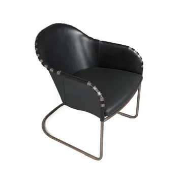 Fauteuil Ingo - Noir-traité cuivre - Källemo
