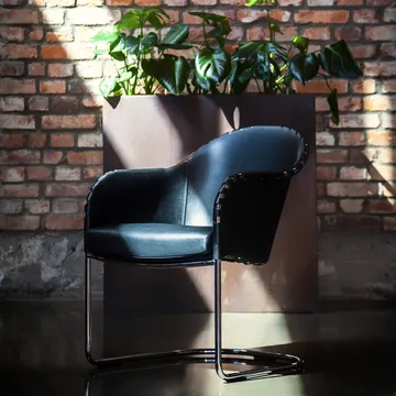 Fauteuil Star - Noir 9110-chrome - Källemo