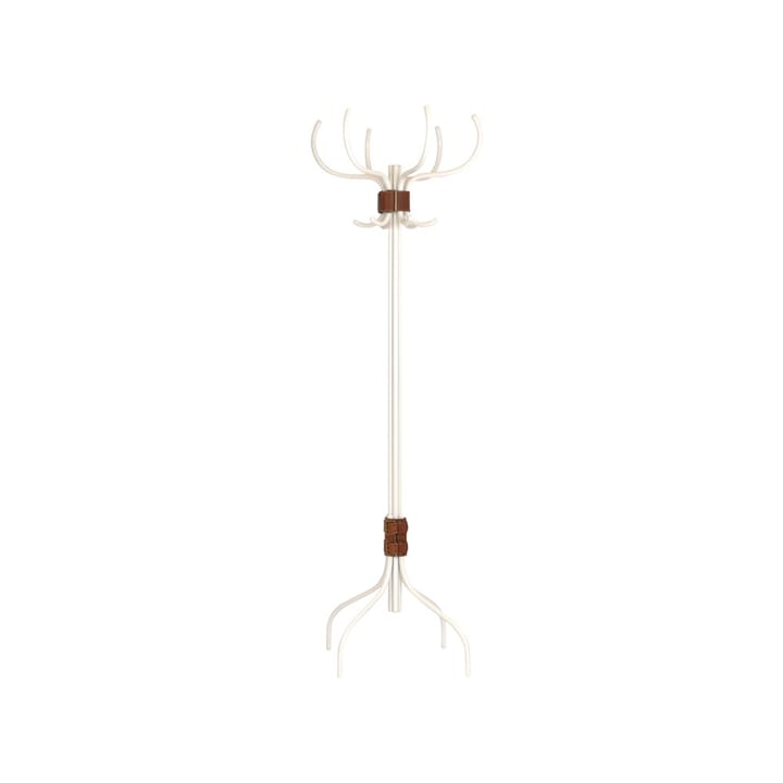 Porte-manteau Babe - Blanc-ceinture cuir brun - Källemo
