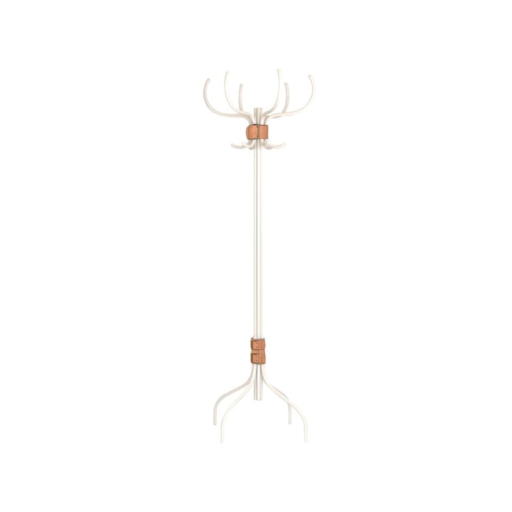 Porte-manteau Babe - Blanc-ceinture cuir naturel - Källemo
