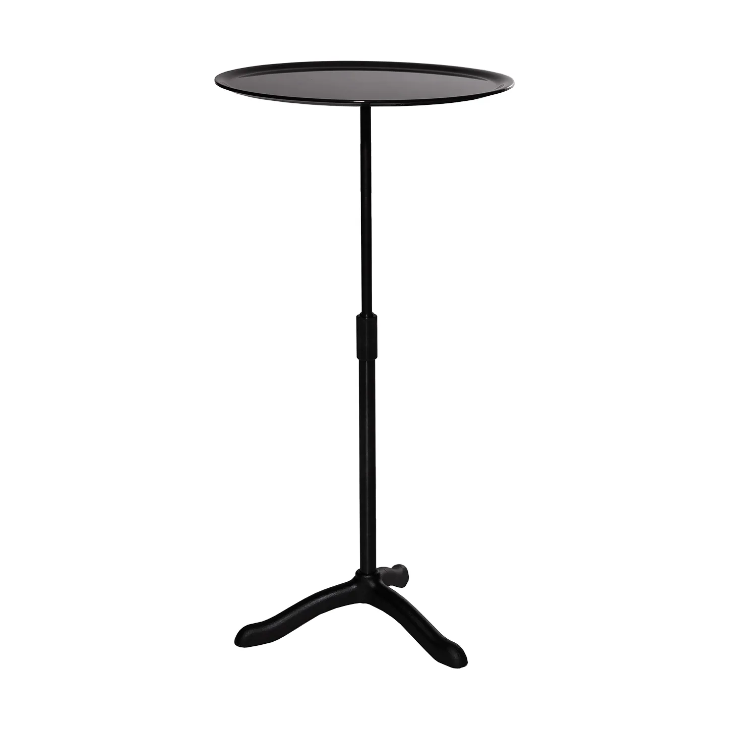 Table Cassis Ø37 cm, Aluminium anodisé noir-noir Källemo