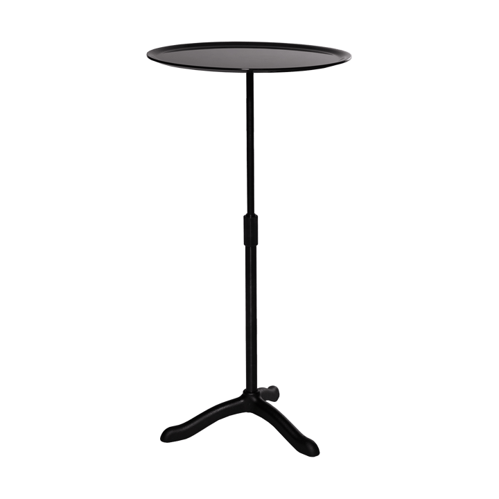 Table Cassis Ø37 cm - Aluminium anodisé noir-noir - Källemo