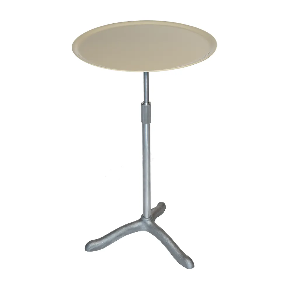 Table Cassis Ø37 cm, Aluminium-huître Källemo