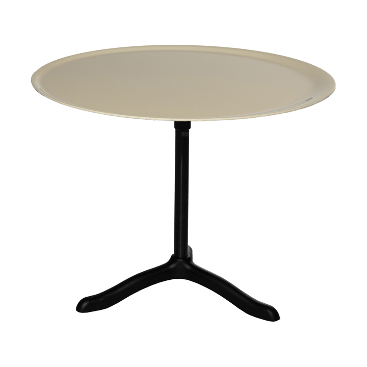 Table Cassis Ø47 cm - Aluminium anodisé noir-huître - Källemo