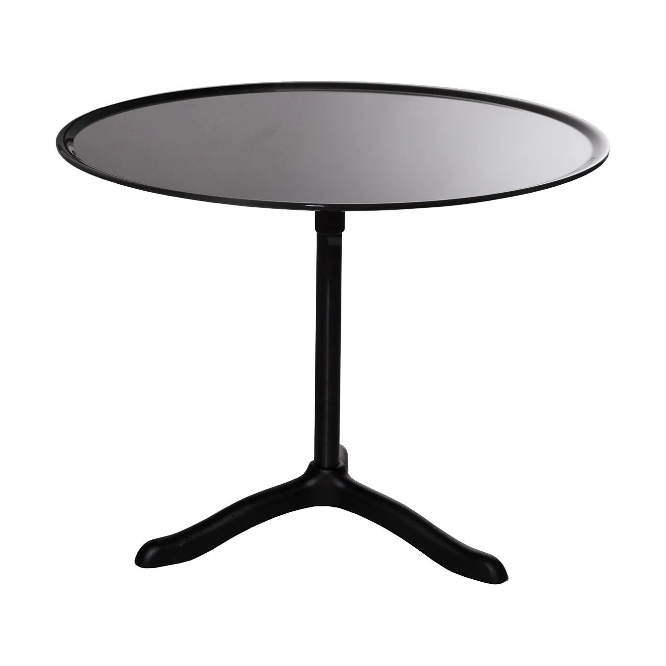 Table Cassis Ø47 cm, Aluminium anodisé noir-noir Källemo