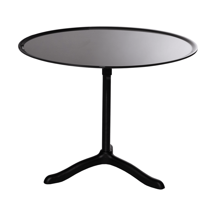 Table Cassis Ø47 cm - Aluminium anodisé noir-noir - Källemo
