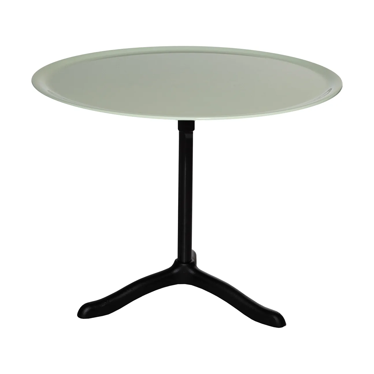 Table Cassis Ø47 cm, Aluminium anodisé noir-vert surf Källemo
