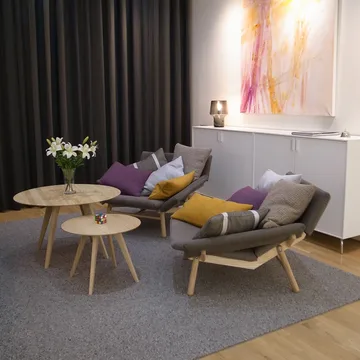 Table Spot - Frêne verni naturel - Källemo