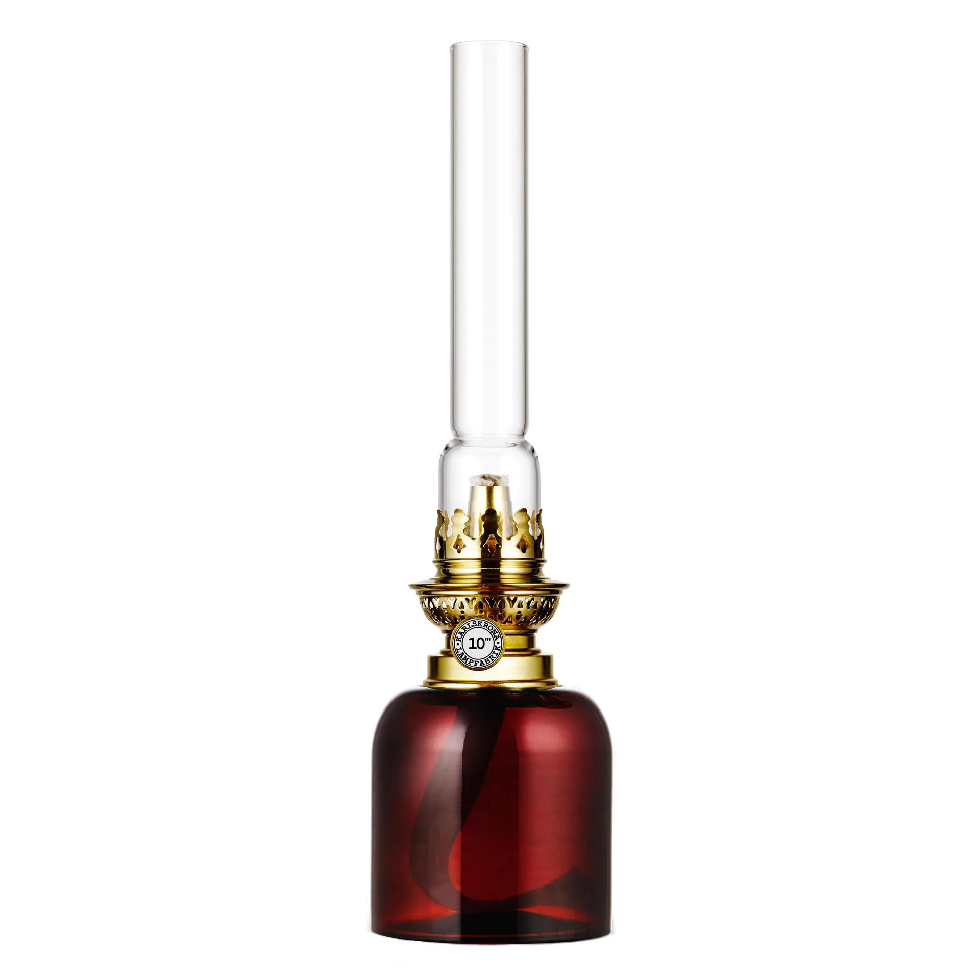 Lampe à pétrole Skeppsholmen, marron Karlskrona Lampfabrik