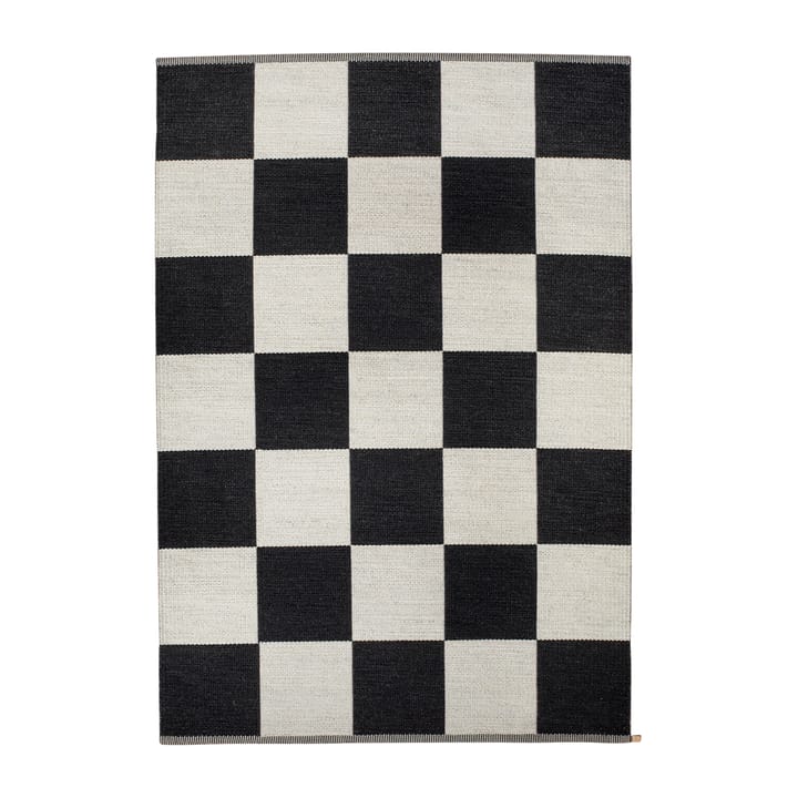 Tapis Checkerboard Icon 165x240 cm - Midnight black - Kasthall