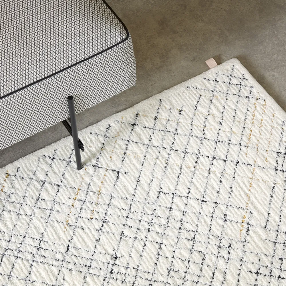 Tapis Diamond, White diamond 170x240 cm Kasthall