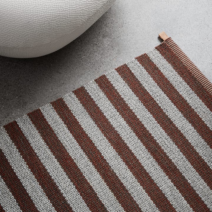 Tapis Narrow Stripe Icon, Red clay 240x160 cm Kasthall