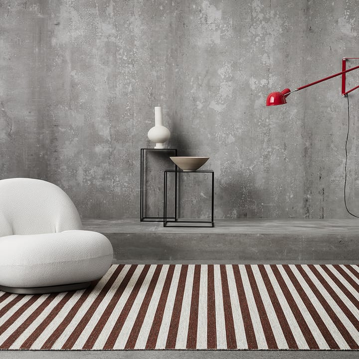 Tapis Narrow Stripe Icon, Red clay 240x160 cm Kasthall