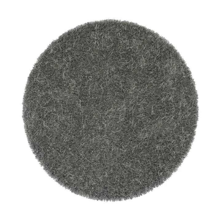 Tapis rond Moss Ø240 cm - Nickel grey - Kasthall
