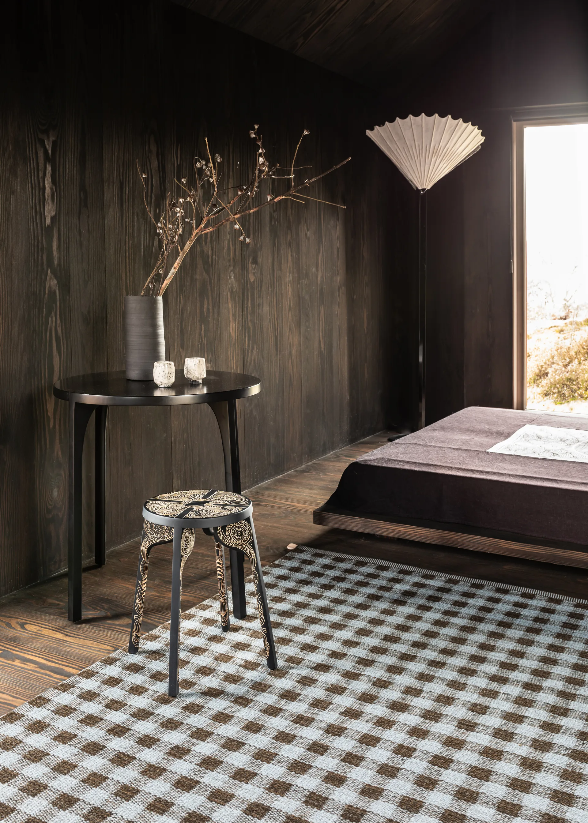 Tapis Vichy 165x240 cm, Mint Chocolate 720 Kasthall