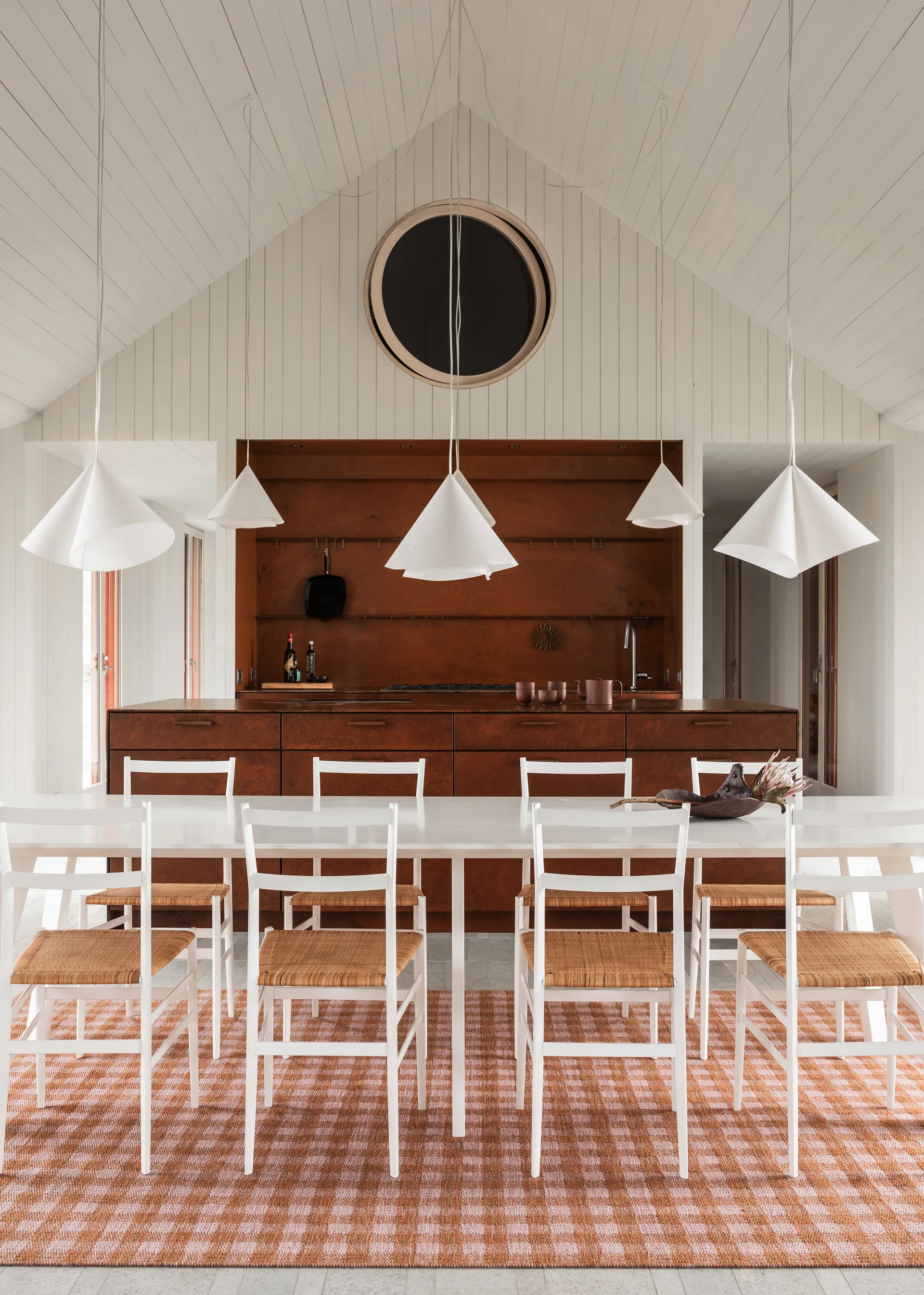 Tapis Vichy 165x240 cm, Vanilla Coconut 884 Kasthall