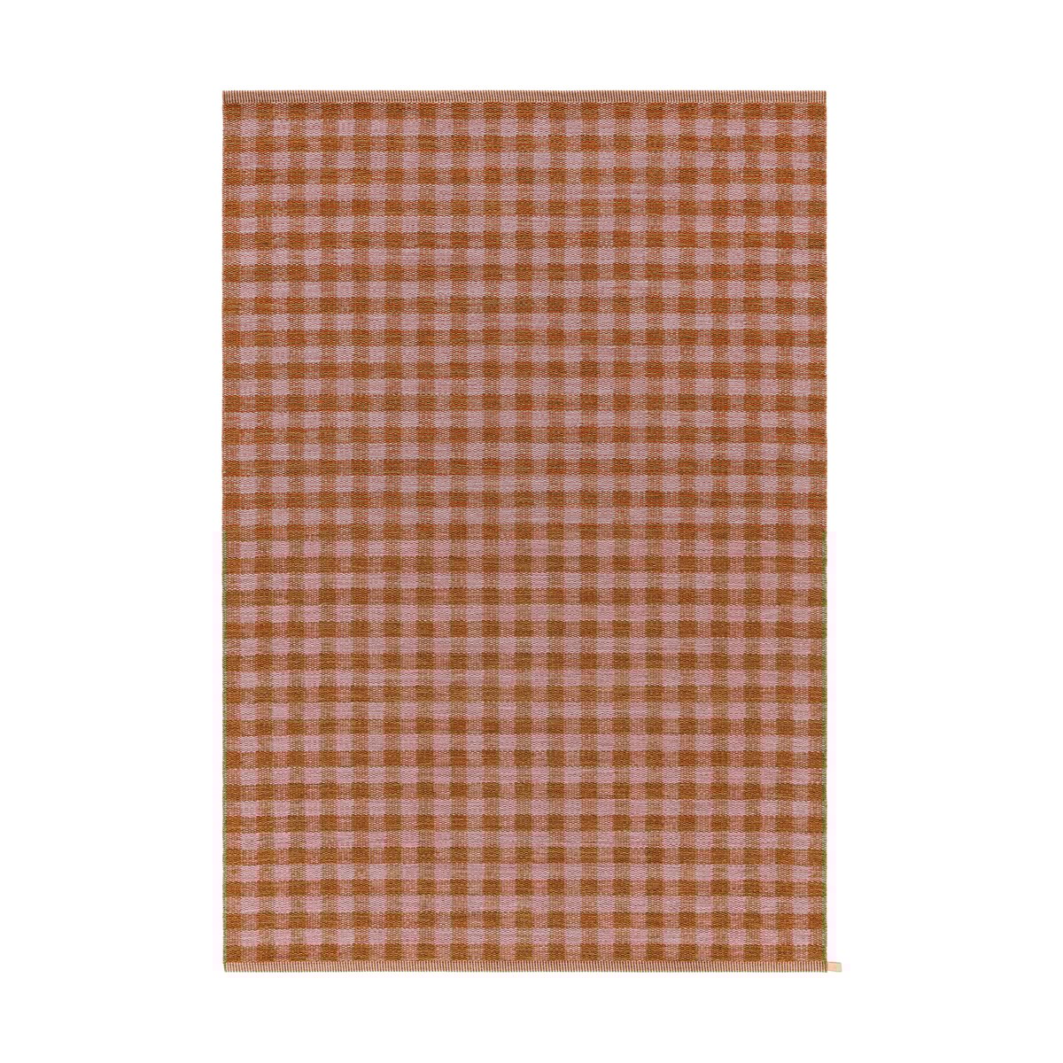 Kasthall Tapis Vichy 195x300 cm Mango Peach 461 | Design Scandinave | Tapis épais | Orange