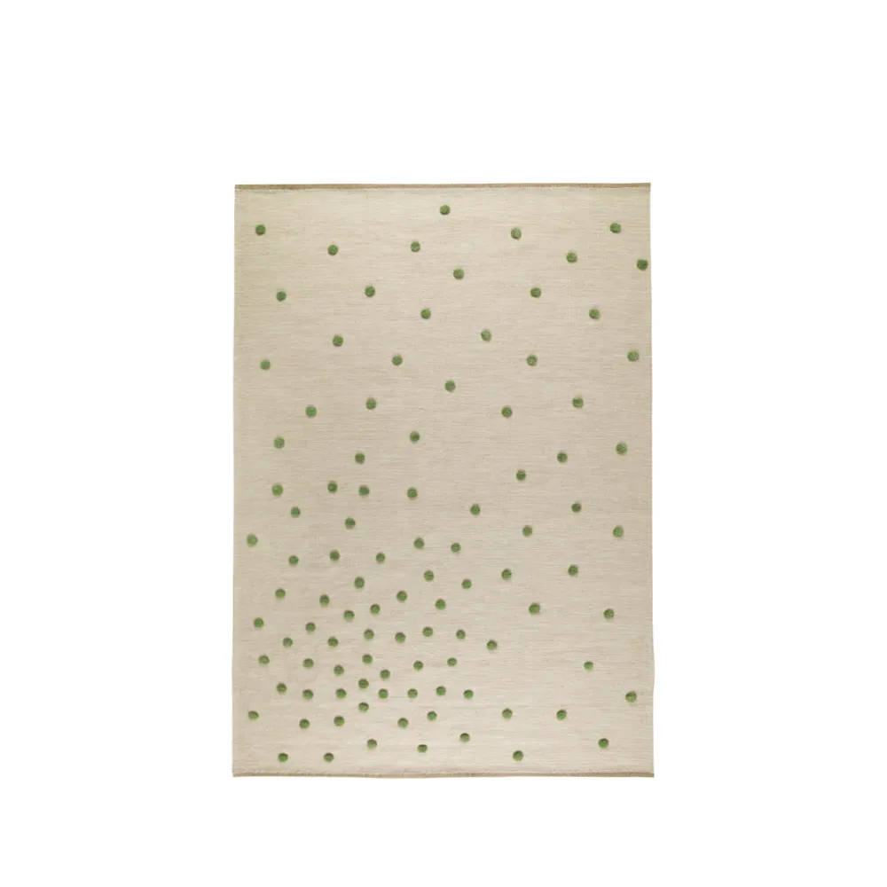 Tapis Bula, white/green, 170x240 cm Kateha