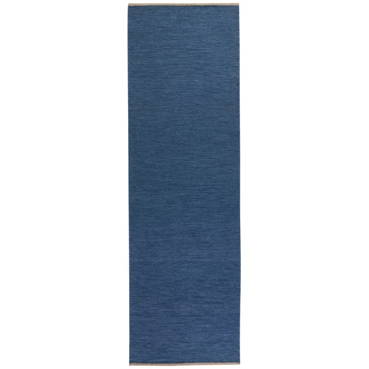 Tapis de couloir Allium 80 x 250 cm - bleu marine - Kateha