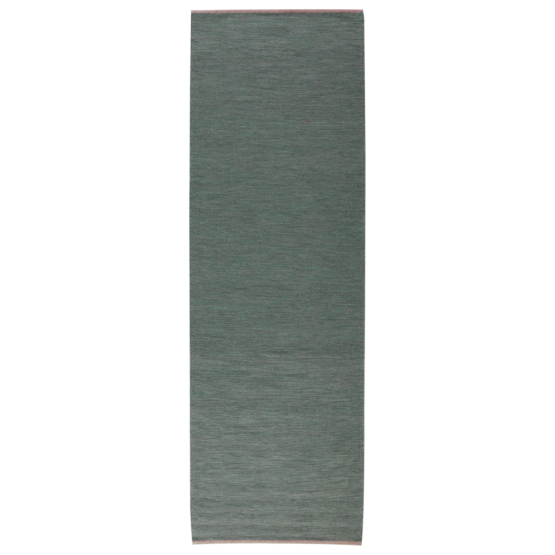 Tapis de couloir Allium 80 x 250 cm, Matt green Kateha