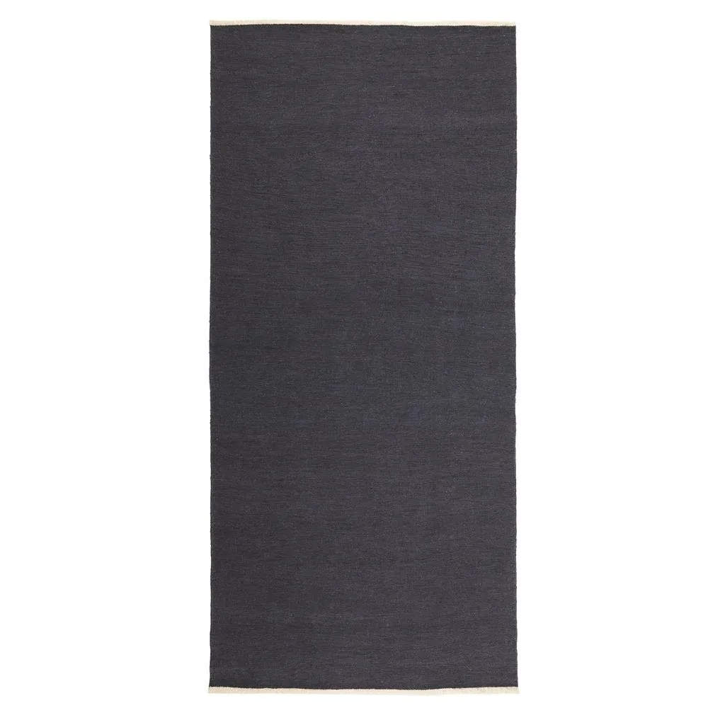 Tapis de couloir Allium 80 x 250 cm, presque noir Kateha