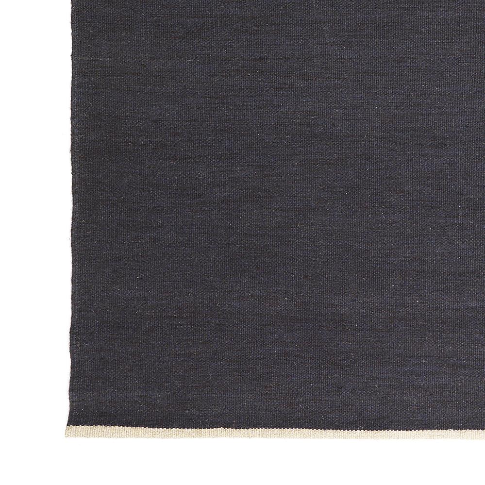 Tapis de couloir Allium 80 x 250 cm, presque noir Kateha