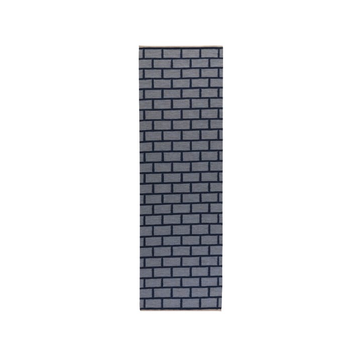 Tapis de couloir Brick - blue, 80x250 cm - Kateha