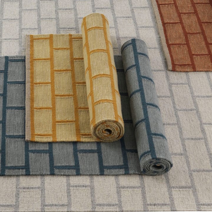 Tapis de couloir Brick, blue, 80x250 cm Kateha