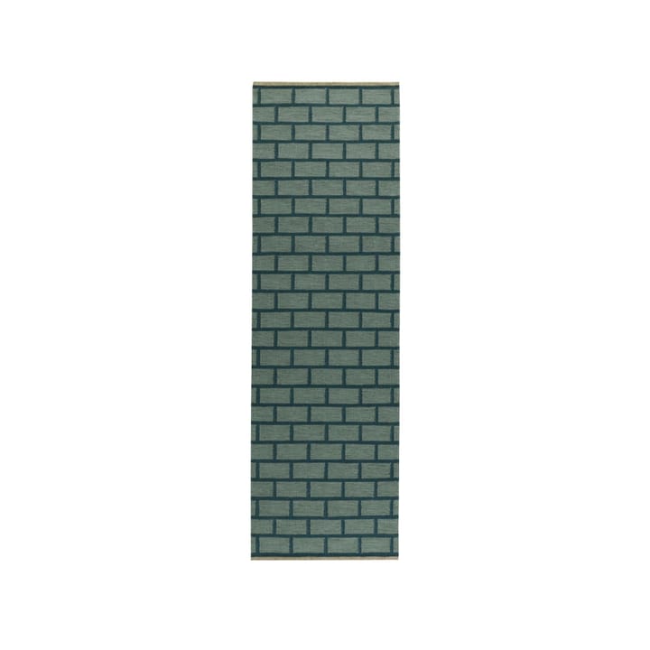 Tapis de couloir Brick - green, 80x250 cm - Kateha
