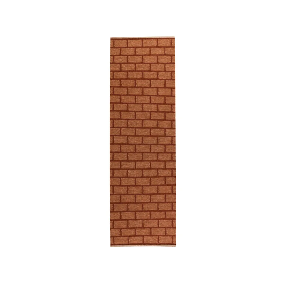 Tapis de couloir Brick, rust, 80x250 cm Kateha
