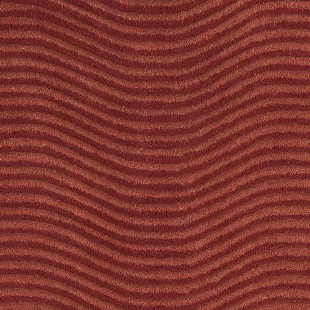 Tapis Dunes Wave, dusty red, 170x240 cm Kateha