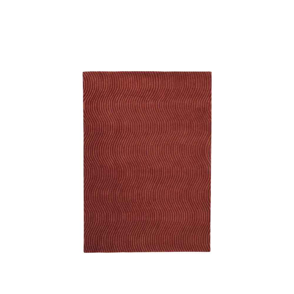 Tapis Dunes Wave, dusty red, 170x240 cm Kateha