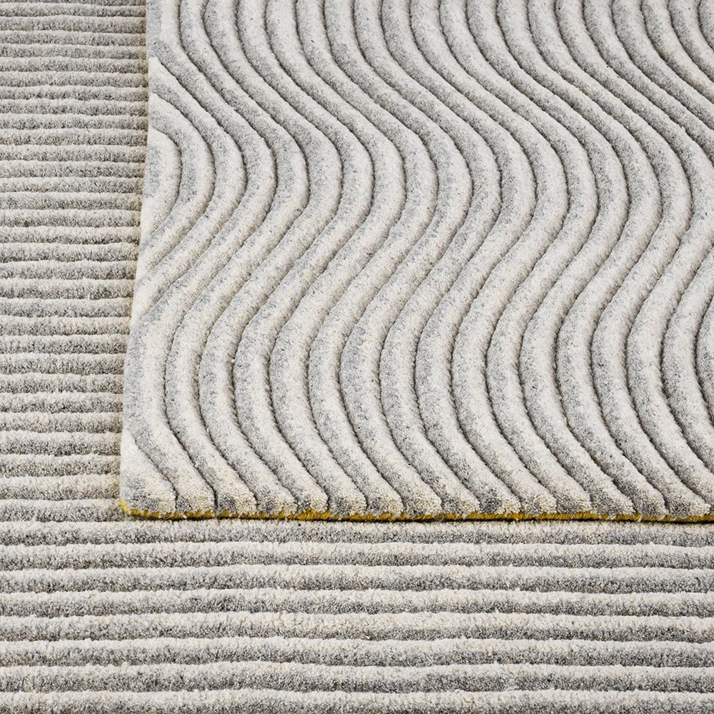 Tapis Dunes Wave, light grey, 200x300 cm Kateha