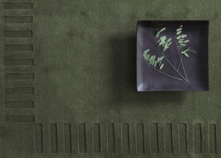 Tapis en laine Lea Original - Green-18, 170x240 cm - Kateha