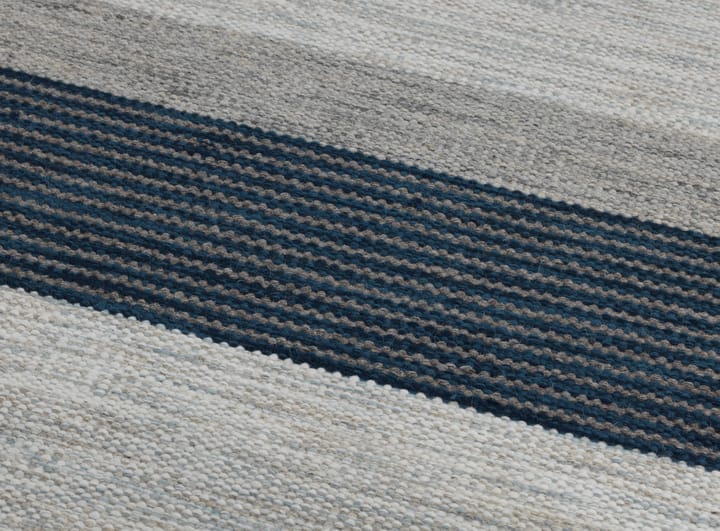 Tapis en laine Terreno - Blue, 170x240 - Kateha