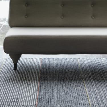 Tapis en laine tissé à la main Tribulus One, multi, noir, blanc, rouge, jaune 240x170 Kateha