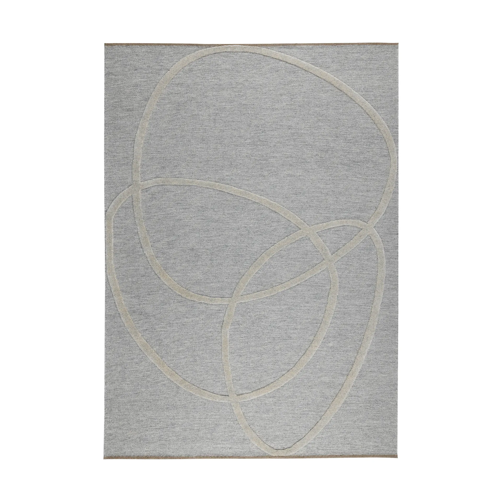 Tapis en laine Verbena, White, 200x300 cm Kateha