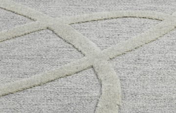 Tapis en laine Verbena - White, 200x300 cm - Kateha