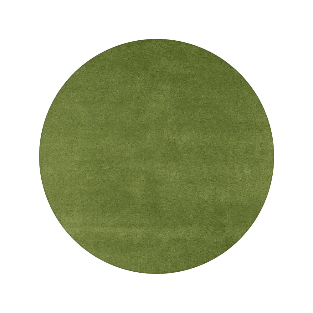 Tapis Sencillo rond, green, 220 cm Kateha