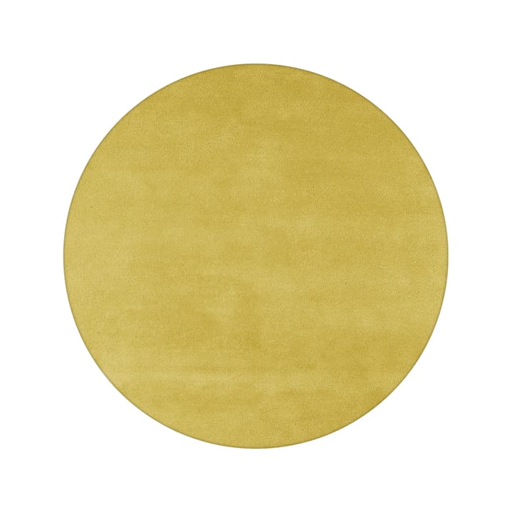 Tapis Sencillo rond - yellow, 220 cm - Kateha
