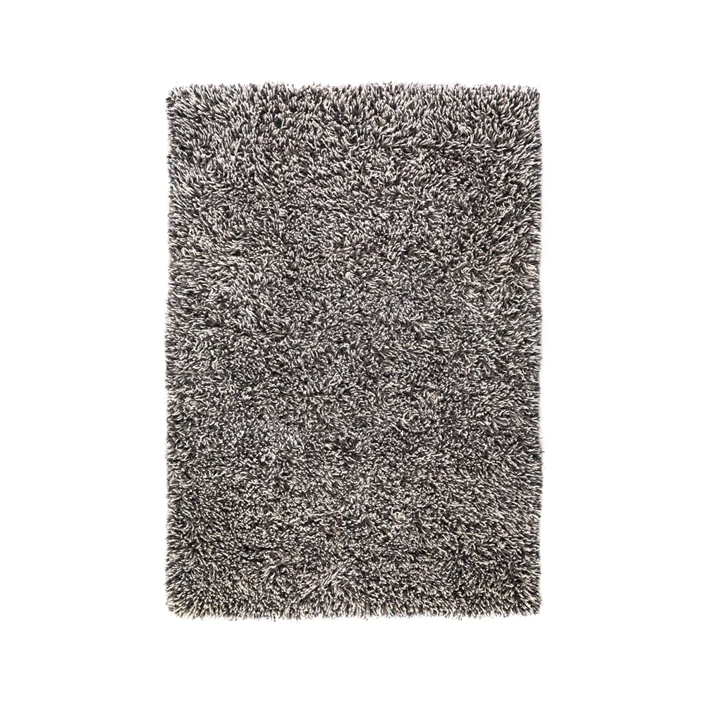 Tapis Shaggy, white/charcoal, 170x240 cm Kateha