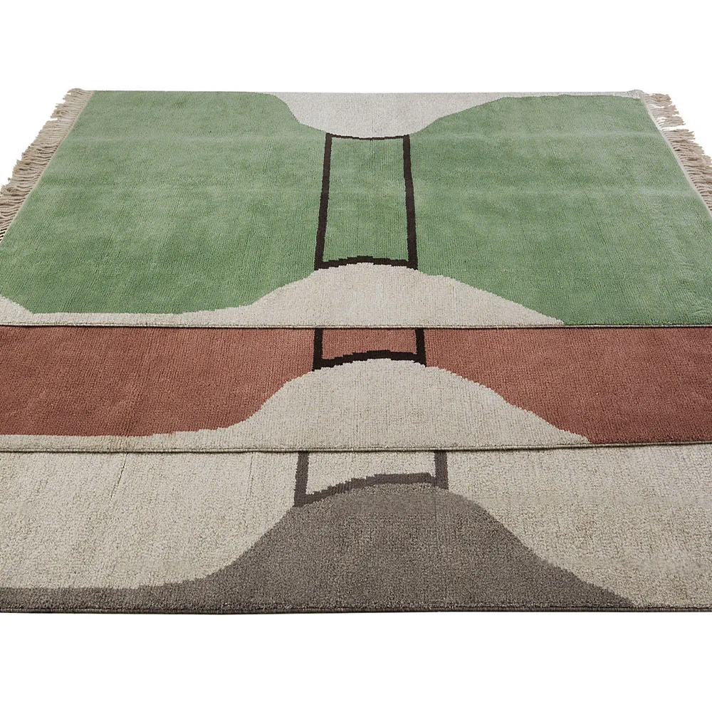 Tapis Silhouette flossa, dusty green, 200x300 cm Kateha