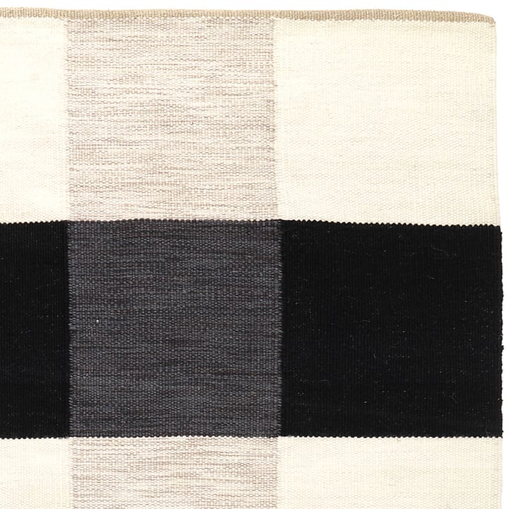 Tapis tissé à la main Night and Day 170x240 cm, Noir & blanc Kateha