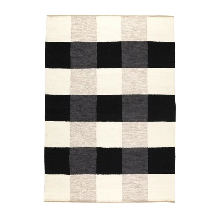 Tapis tissé à la main Night and Day 170x240 cm - White/black, 200x300 cm - Kateha